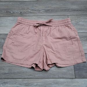 Loft Rose pink summer shorts size small
